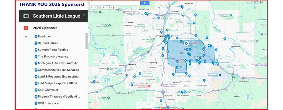 NEW Sponsor Spotter Map